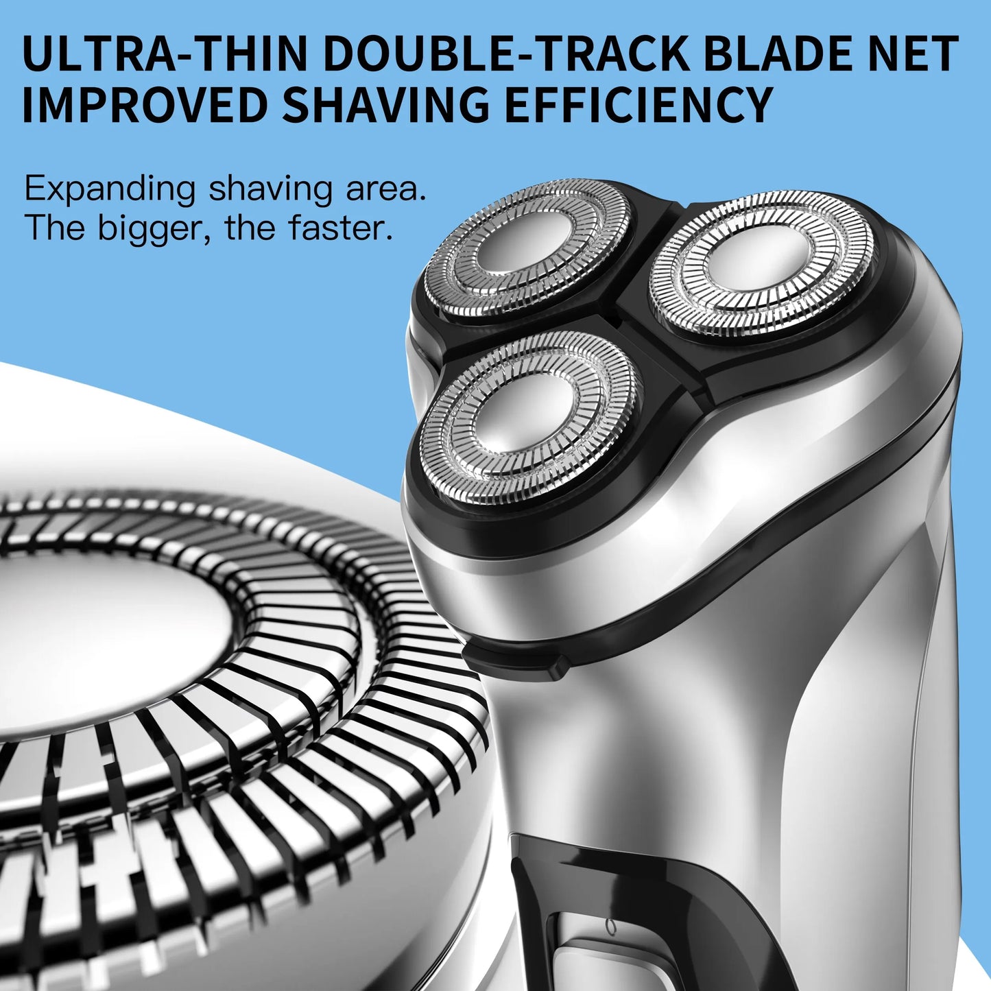 Shaver for Men 3D Floating Blade Washable Type-C USB Rechargeable Shaving Beard Machine