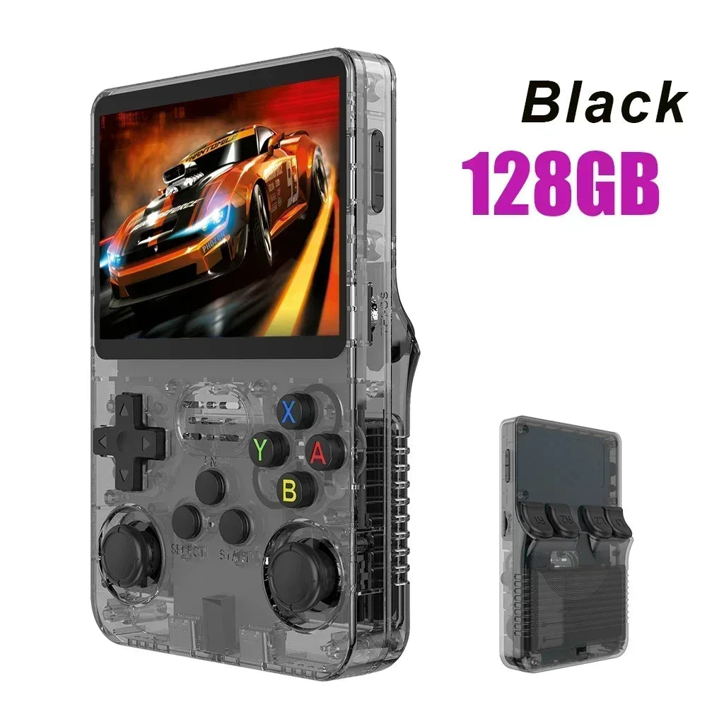 256G Open Source R36S Video Game Console Linux System 3.5 Inch IPS Screen Portable Pocket Video Player 64G/128G best Game gift