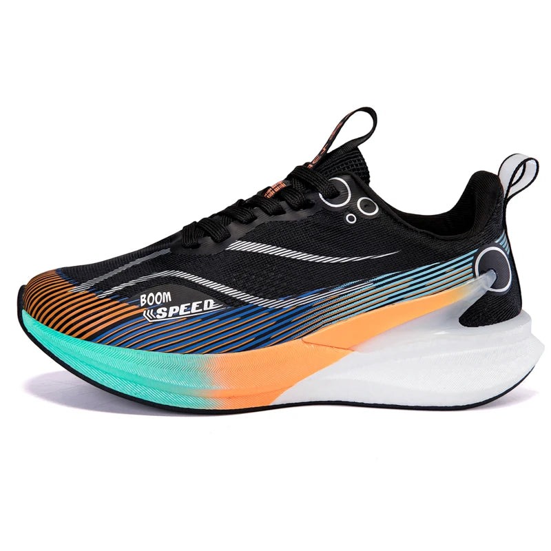 The New Carbon Board Running Shoes Are Suitable For Men And Women Shock Absorption Breathable Marathon Running Shoes