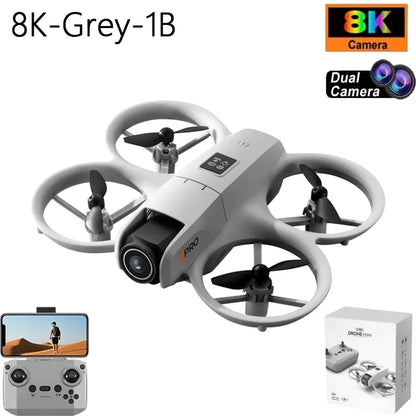 i1PRO NEW Mini Drone Professional 8K HD Camera WIFI Brushless FPV With Flow Screen Remote Control Avoidance Aerial UAV Toys Gift