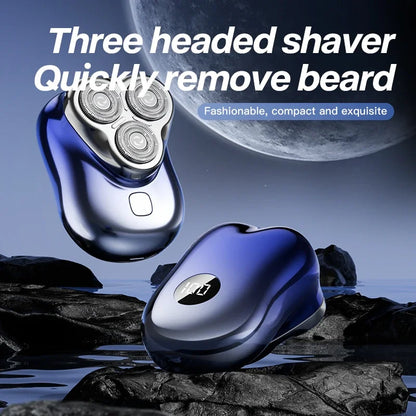 Shaver Mini Portable High Speed Travel Beard Knife Rechargeable Rotary Electric Razor
