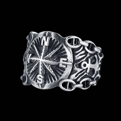 Gold Viking Ring Luxury Personality Fashion Lucky Anel for Men Gift Jewelry