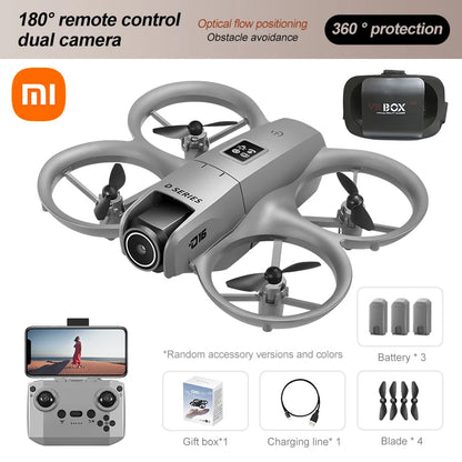 Xiaomi D16 Drone Bushless Motor 8K HD Aerial Profesional With VR Glasses Helicopter Optical Flow GPS Positioning Avoidance Drone