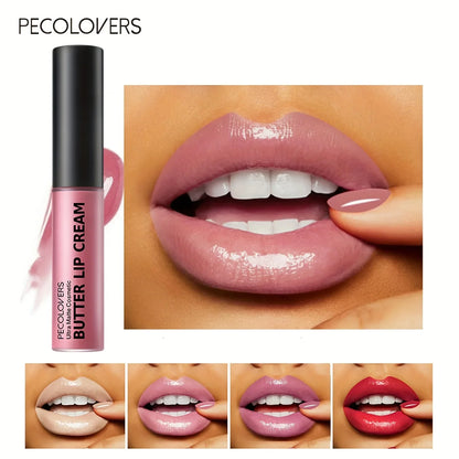 Lip Gloss Long Lasting Nude Lip Makeup Hydrating Lip Gloss with Essential Oil Liquid Lipstick