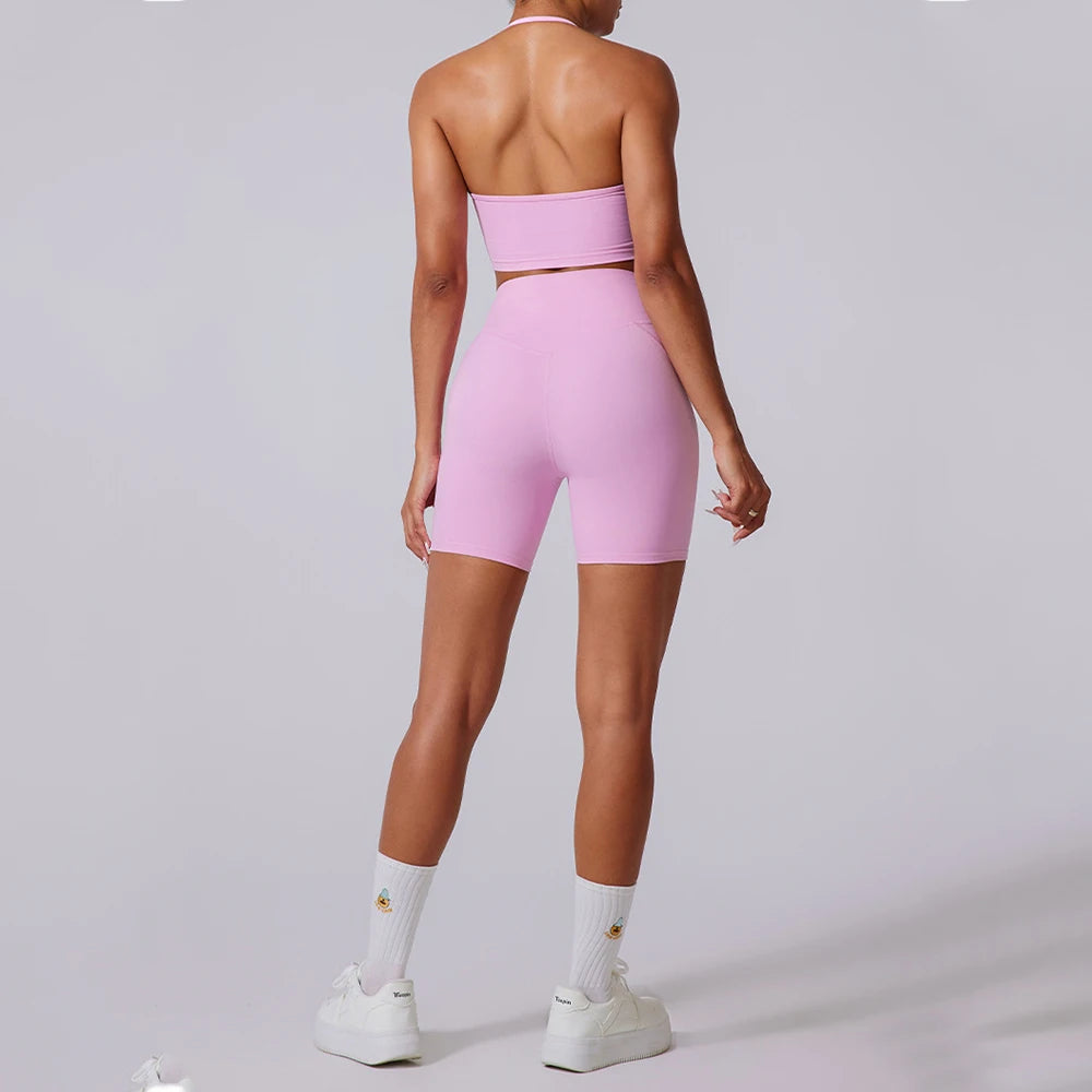 2PCS Yoga Suit Sports Set Women Tracksuits Gym Set Women Running Training Flared Pant Long Sleeve Sports Shirt Workout Clothing