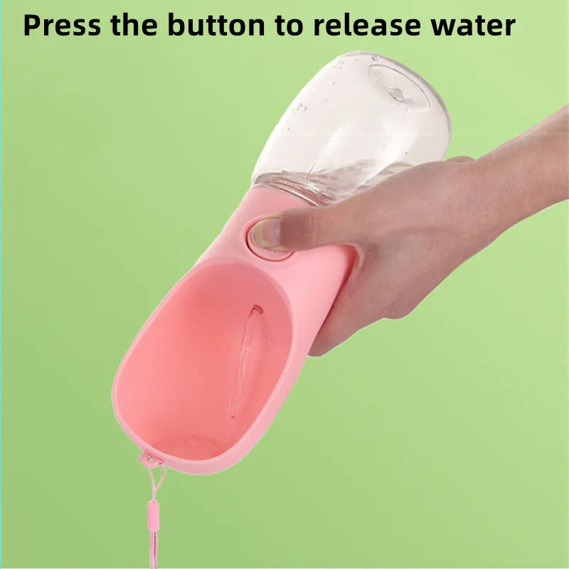 Portable Dog Water Bottle For Small Large Dogs Cat Outdoor Leakproof Walking Drinking Bowls Chihuahua French Bulldog Supplies