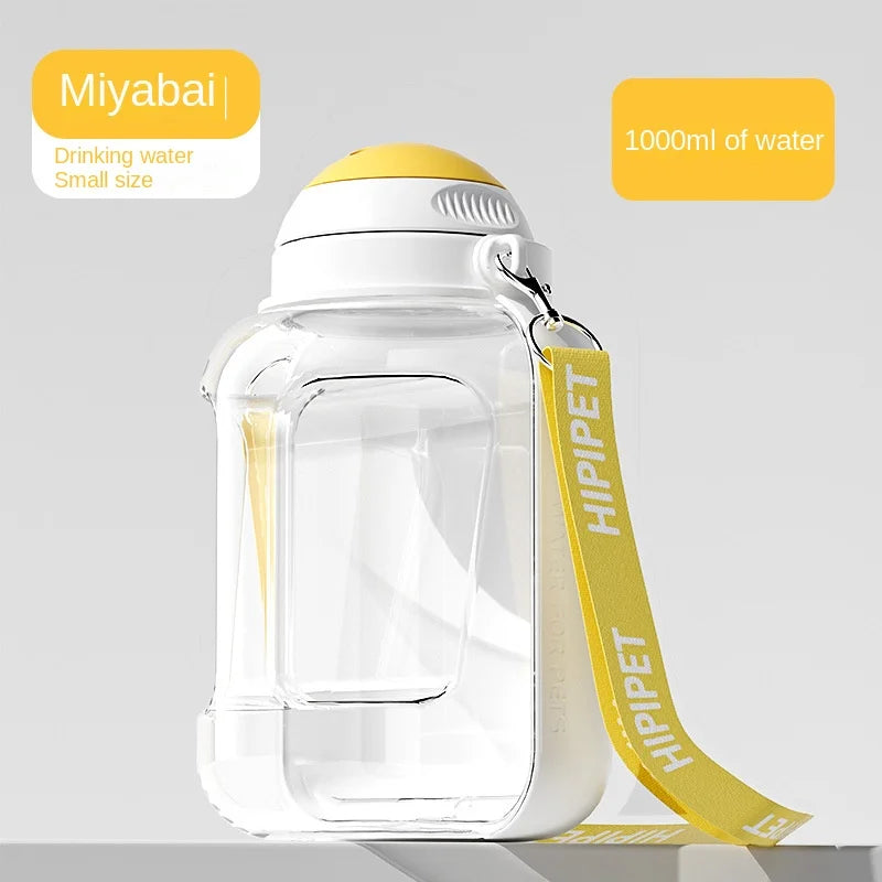 Large-capacity Outing Kettle  Pet Dog Water Cup  Tumbler  Teddy Dog walking Cup Dog Food Supplies