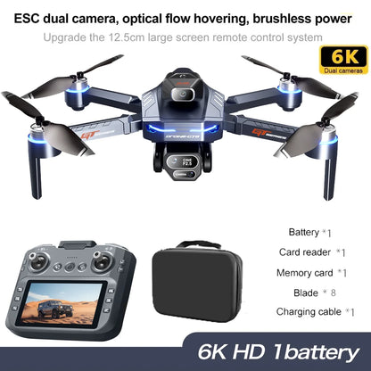 2025 New GT8 Drone GPS 8K Professional HD Dual Cameras 5G WIFI Brushless Motors 360° Obstacle Avoidance Foldable Quadcopter Toys