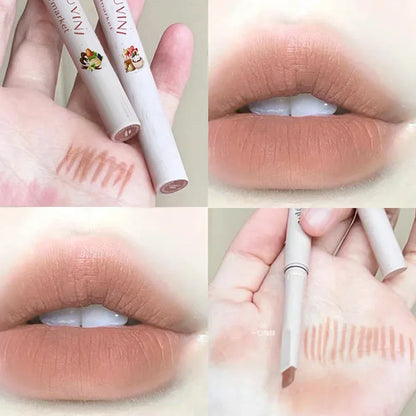 Lipstick Pen Matte Nude Lip Liner Pencil Set Waterproof Lasting Velvet Contouring Lips Makeup Cosmetics