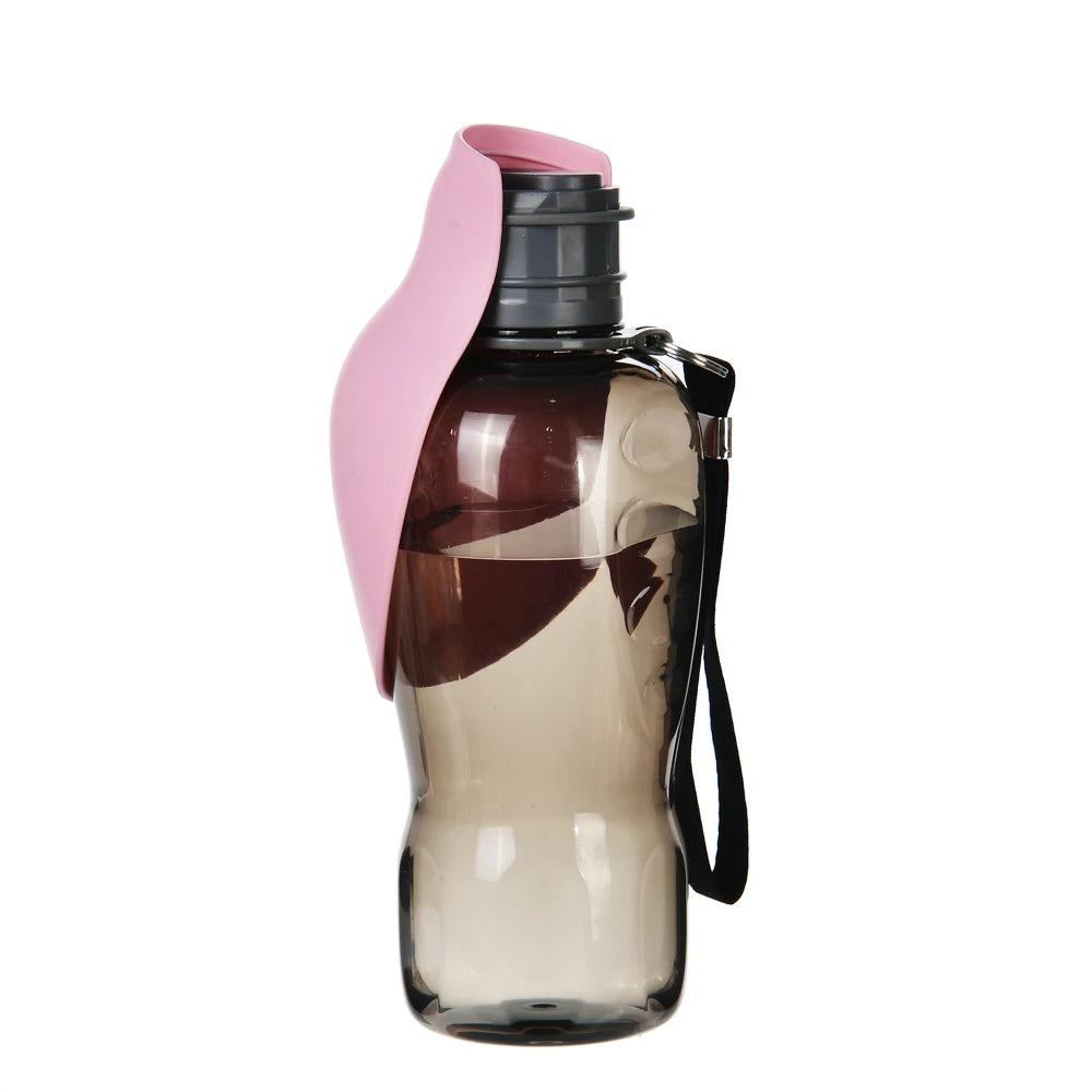 Foldable Large Pet Water Bottle 800ml Leakproof Portable Water Dispenser for Small Dogs Cats Outdoor Walking Puppy Drinking Bowl