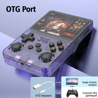 New R36S Retro Handheld Video Game Console Open Source Linux System 3.5inch IPS Screen Portable Pocket Video Player Games Gifts