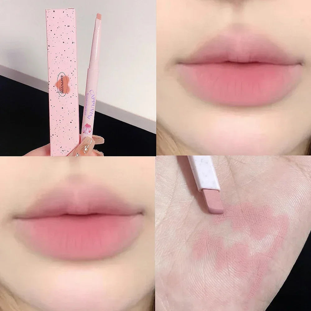 Lipstick Pen Matte Nude Lip Liner Pencil Set Waterproof Lasting Velvet Contouring Lips Makeup Cosmetics