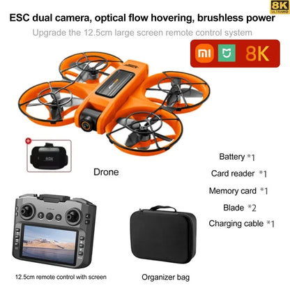 Xiaomi S156 Drone GPS 8K Professional HD 360° Dual Camera Screen Remote Control  Brushless Motors Obstacle Avoidance Quadcopter