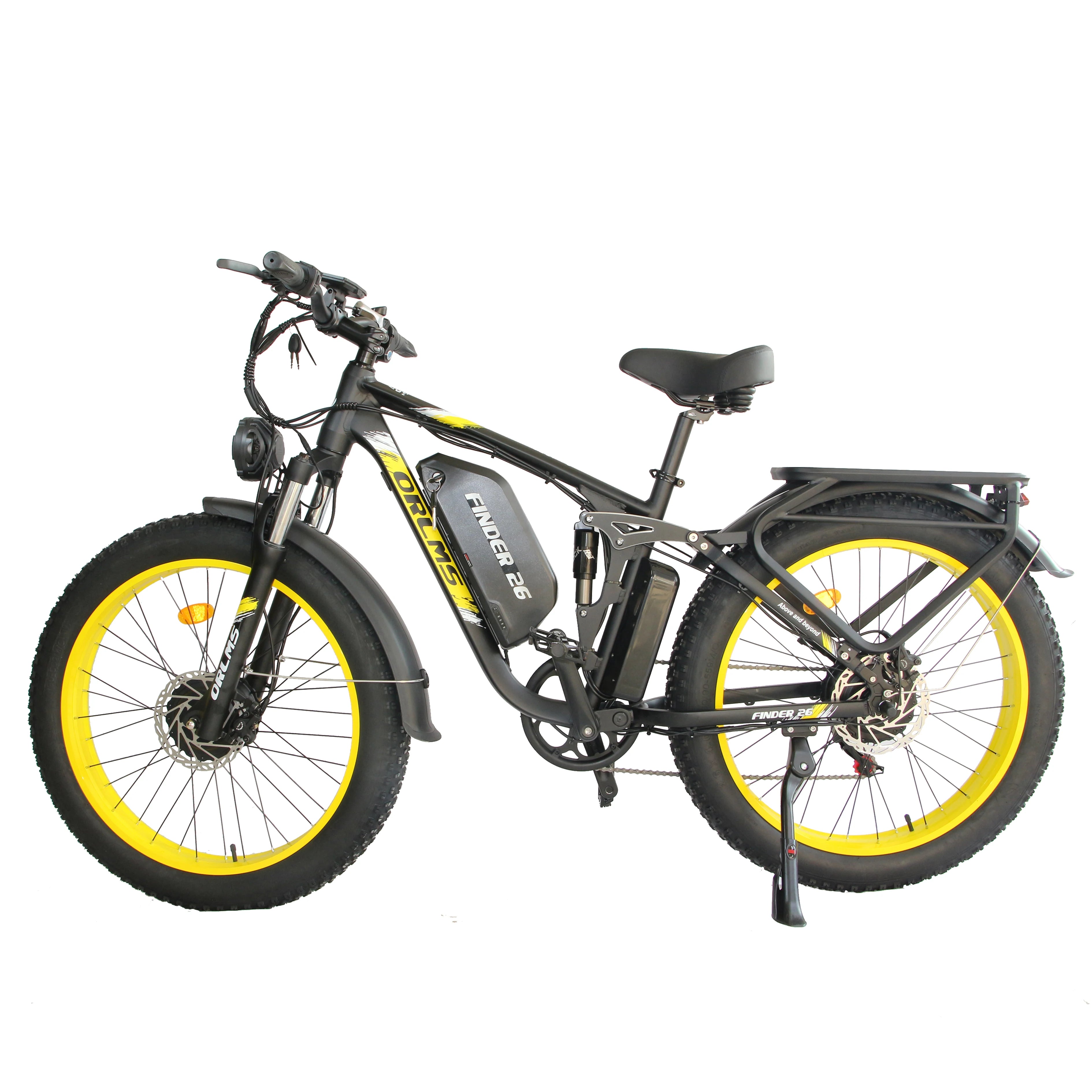 ORLMS V3 Electric Bicycle 3000W Peak Dual Motor 52V25AH Battery Electric Bike For Adult 26” Tire Commuting E-Bicycle