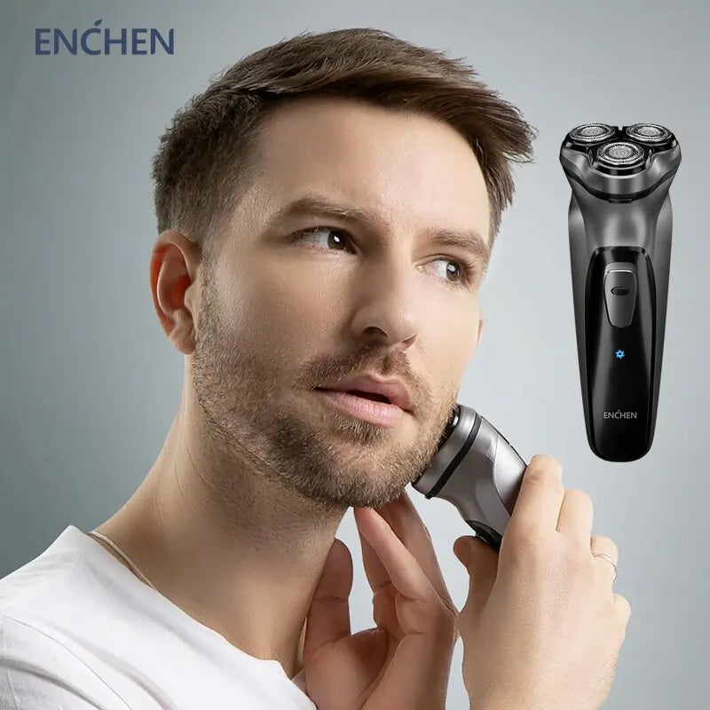Shaver for Men 3D Floating Blade Washable Type-C USB Rechargeable Shaving Beard Machine