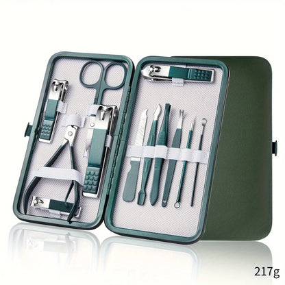 Professional 7/10/12/18 Piece Nail Care Kit Stainless Steel Manicure & Pedicure Set Nail