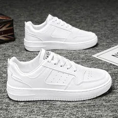 Men's Shoes Explosion Thick Soled Leather Small White Shoes Men's Trendy Shoes with Fashion Board Shoes Street Casual Shoes