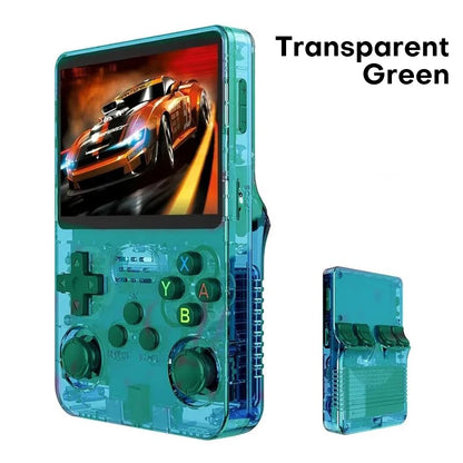 R36S Handheld Game Console 3.5 Inch 640*480 IPS OCA Screen RK3326 Chip 64/128G 15000+Games Portable Pocket Game Player Kids Gift