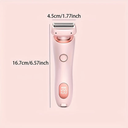 2-in-1 Lip & Body Shaver for Women - IPX7, Portable Electric Razor with Stainless Steel Blades, Ideal for Lips, Chin, Armpits, Peach Fuzz, Fingers, Neck & Cheeks - Perfect Gift for Her, Beauty Razor|Modern Aesthetic|Stainless
