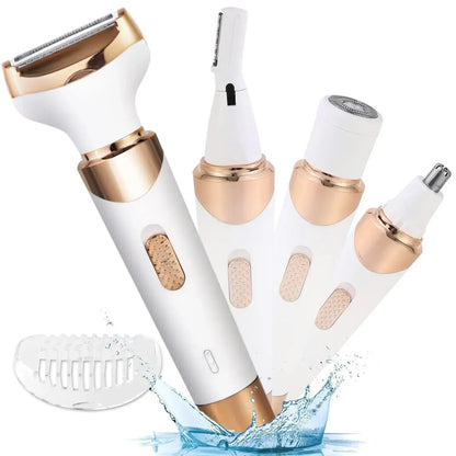 4 In 1 Portable Electric Haircut Trimmer epilator woman facial intimate area for body hair removal Gifts For Women